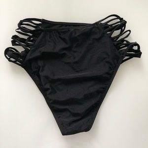 ✨3/$15✨ NEW High Waisted Side Slit Bikini Bottom